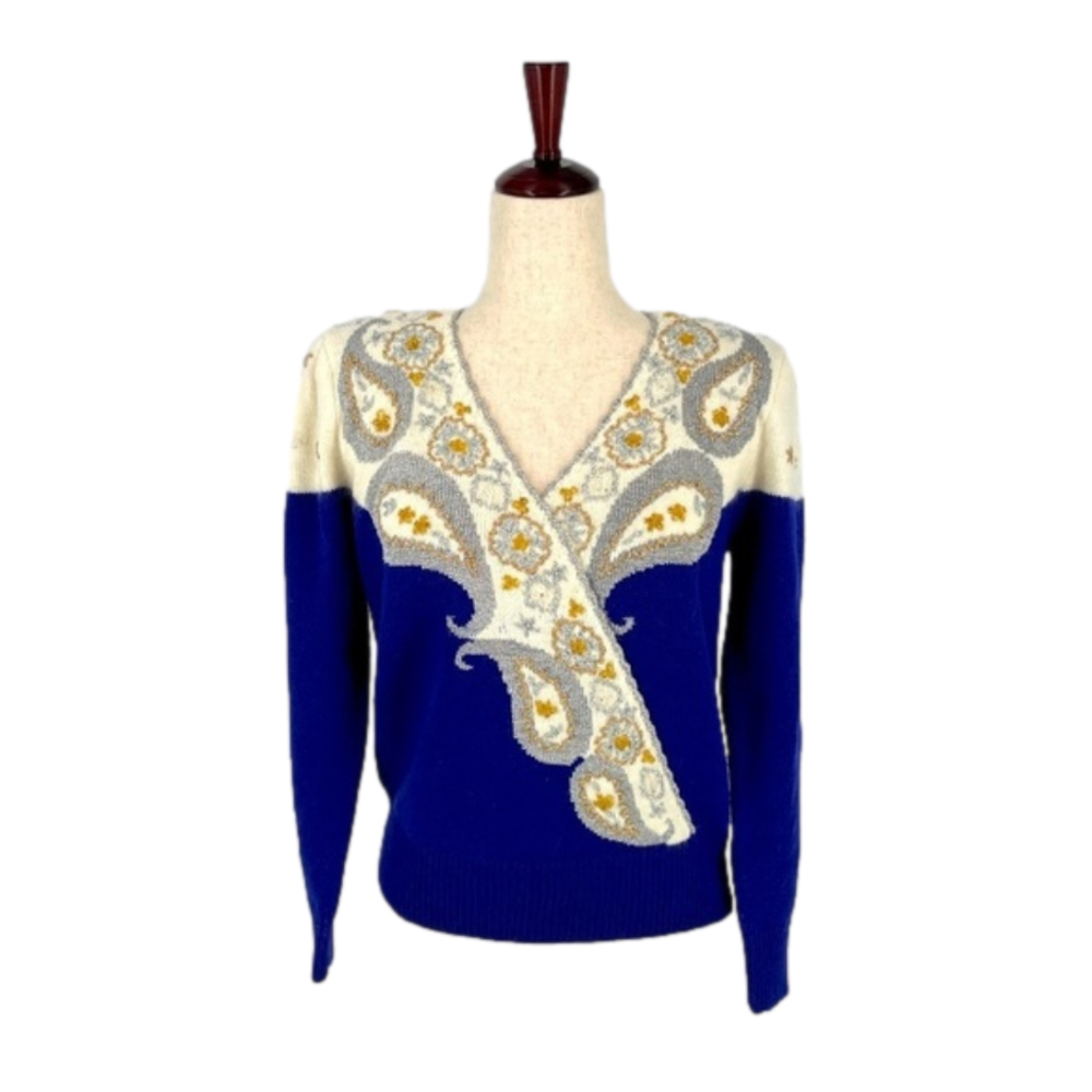 VINTAGE 80s 90s Dynasty Sweater - Medium